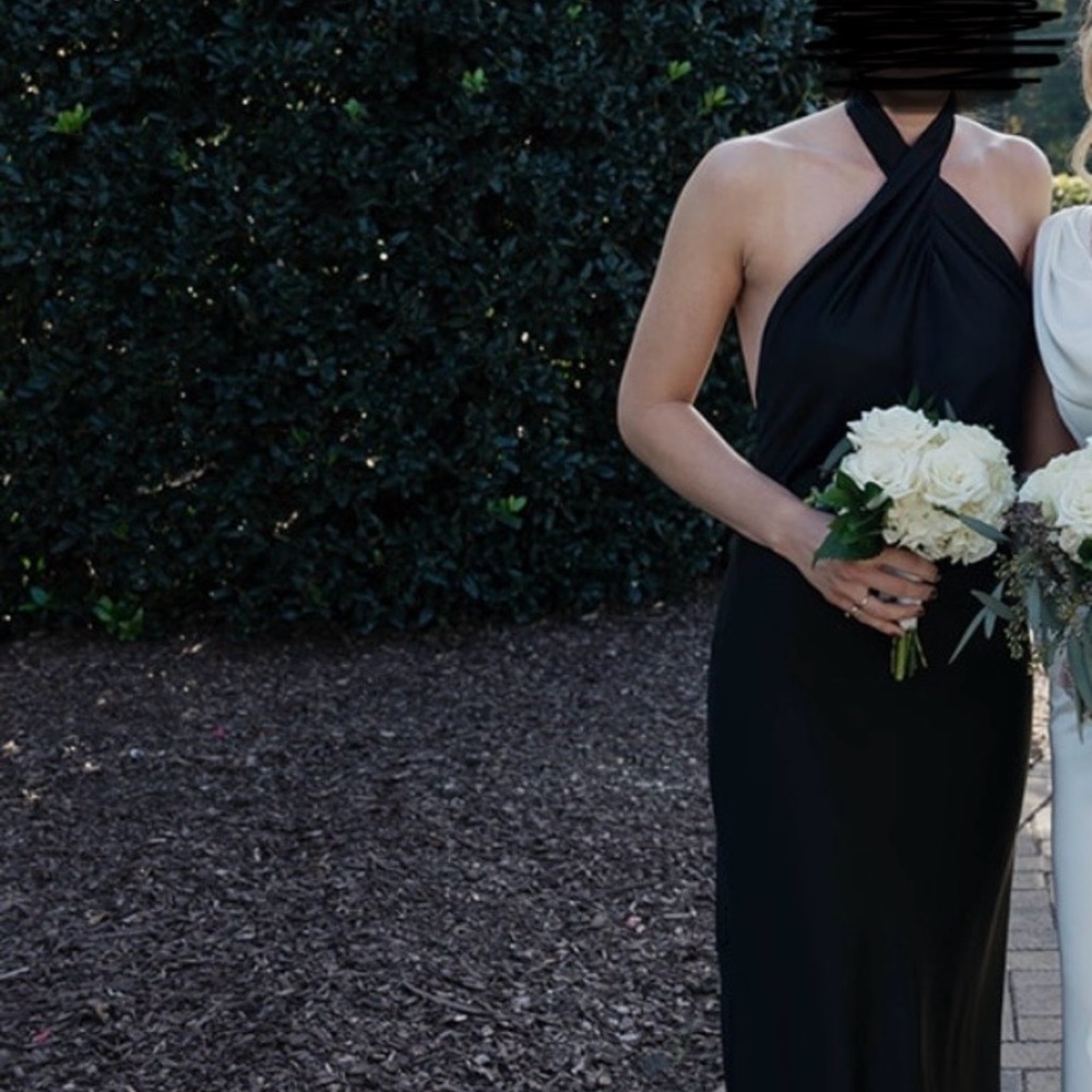Show Me Your Mumu Elegant Black Halter Dress